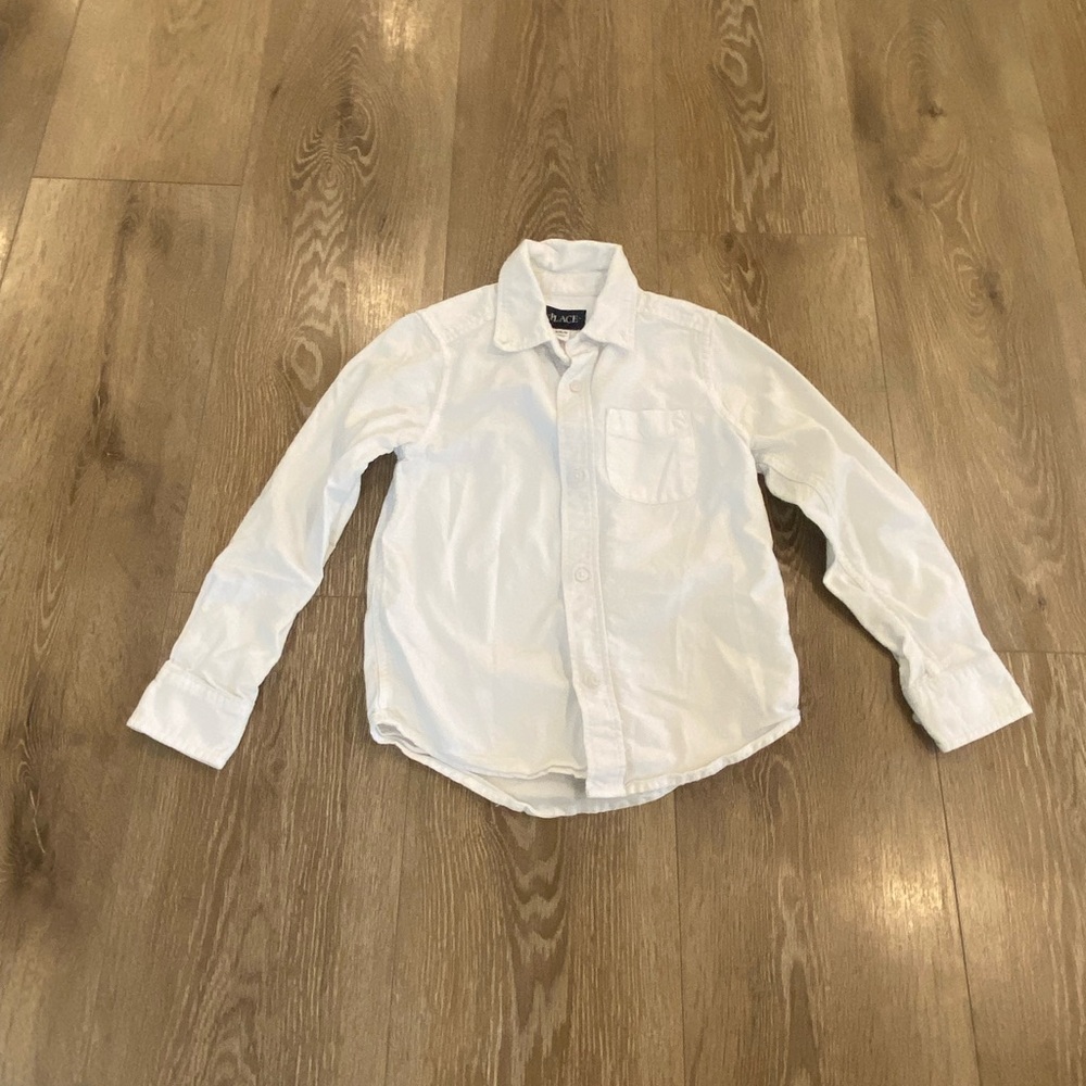 The Children’s Place White Oxford Button Down Shirt